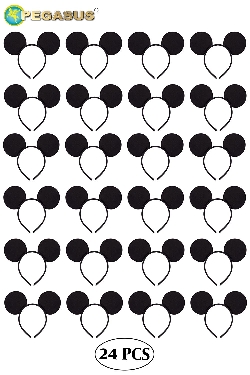 CERCHIETTO FRONTINO NERO(CF 24 PZ)